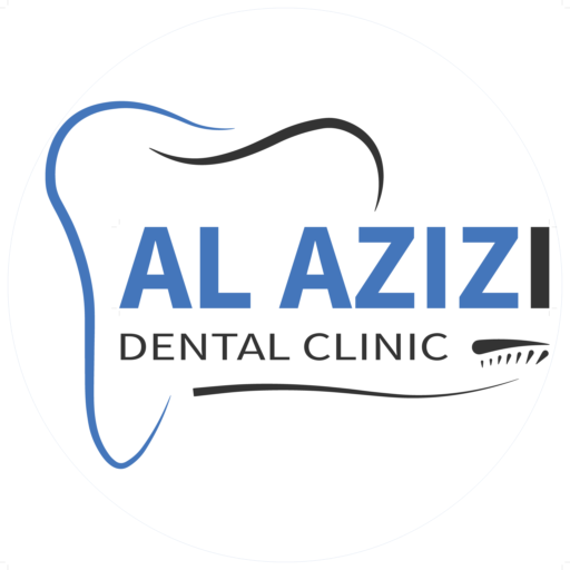 Alazizi Dental clinic logo with tooth design